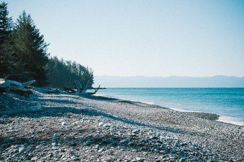 A clean beach to take a trip to.